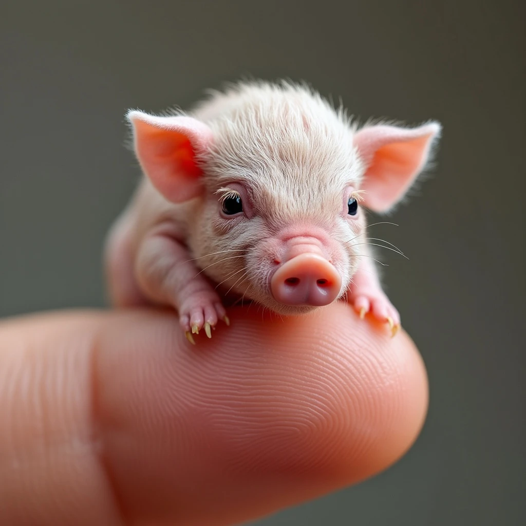 Tiny Baby Pig — FLUX.1 image AI prompt example